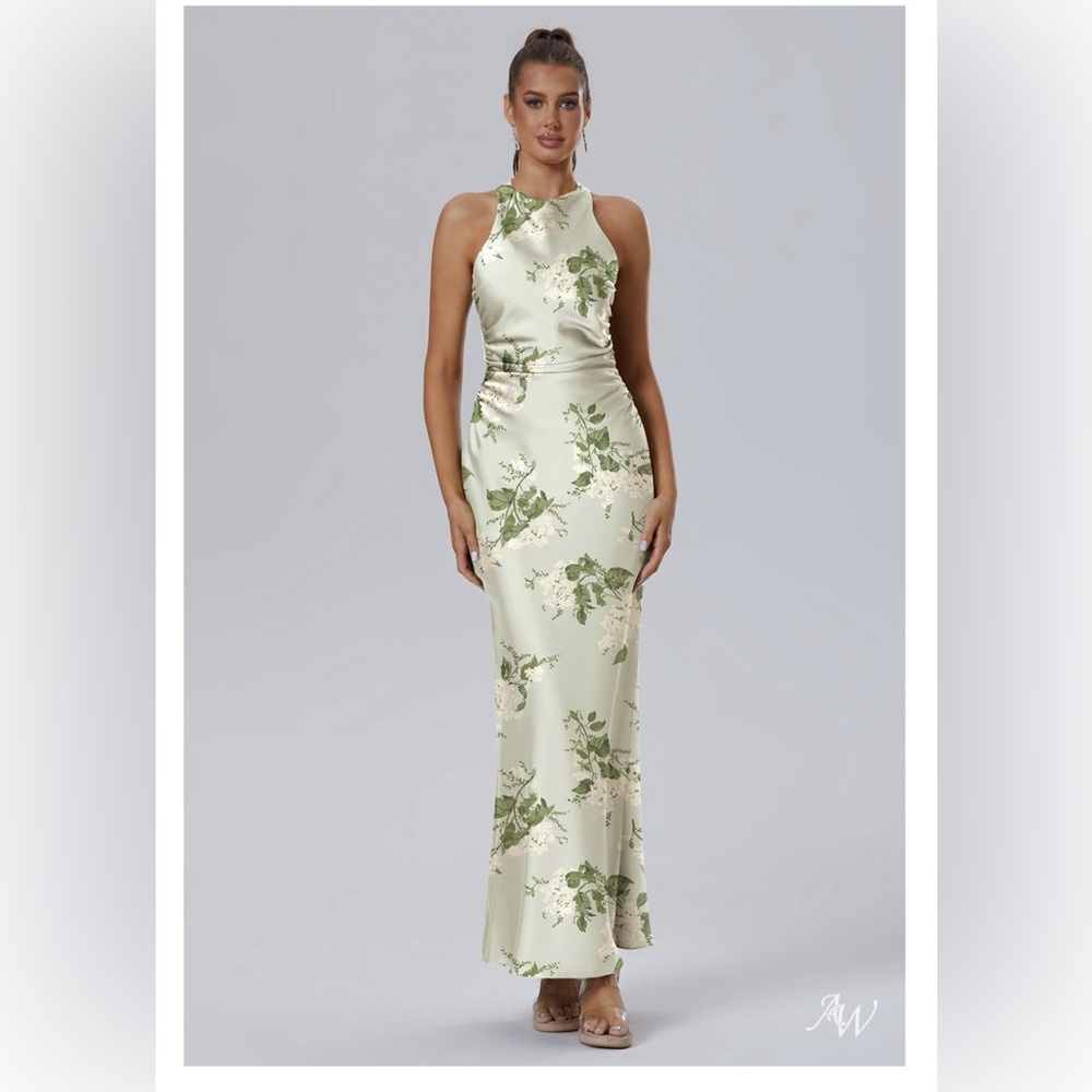 Sage Floral Dress | AW TEIGNE DRESS